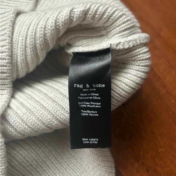 RAG & BONE Wool Crew Sweater - Picture 9 of 9